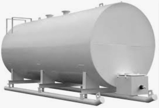 tanque cilindrico horizontal 250 lit.